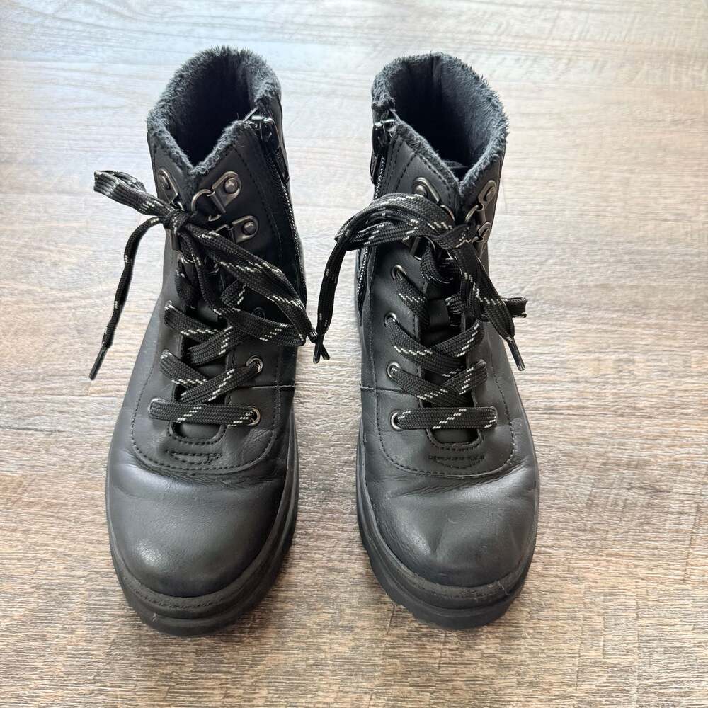 H&M Black Ankle Boots Youth size 1